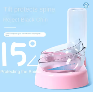 وعاء مزدوج أوتوماتيكي للشرب والتغذية للكلاب والقطط مع شحن ذاتي، مقاوم للرطوبة، مصنوع من البولي بروبيلين والبولي كربونات، أدوات للحيوانات الأليفة، الأكثر مبيعًا لعام 2026 - Product Image 3