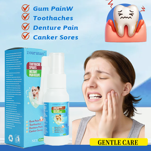 <span class=keywords><strong>Spray</strong></span> per Mal di Denti a Base di Erbe Zourunan 30ml, Sollievo Rapido dal Dolore alle Gengive, Liquido Lenitivo per Canker con Beccuccio Allungato OEM - Product Image 2