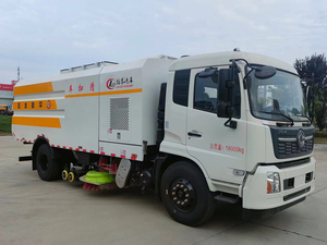Camion balayeuse autolaveuse 12M3 avec rouleaux broyeurs intégrés pour l'élimination des saletés tenaces et des traces de pneus, véhicule de nettoyage en profondeur pour sols denses - Product Image 2