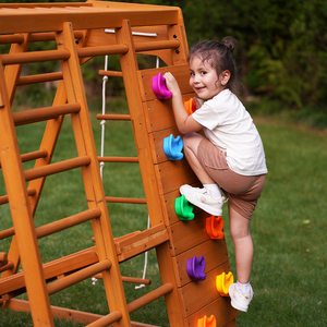Estructura de escalada de madera para niños, gimnasio <span class=keywords><strong>infantil</strong></span> interior, juguetes para <span class=keywords><strong>parque</strong></span> <span class=keywords><strong>infantil</strong></span> - Product Image 5