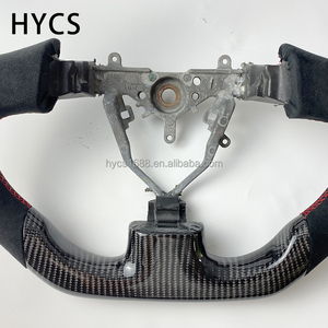 JDM-accesorios para interior de coche de carreras, volante de fibra de carbono personalizado para modelos <span class=keywords><strong>Subaru</strong></span> WRX STI - Product Image 6