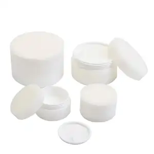 Pot de crème en plastique PP 10g 15g 20g 30g 50g personnalisé pour les soins de la peau emballage cosmétique