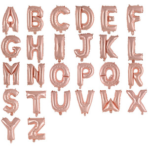 16 <strong>Inch</strong> <strong>Letter</strong> a to Z <strong>Alphabet</strong> Foil Balloons <strong>Letter</strong> Birthday Party Wedding Decoration Event &amp; Party Supplies Birthday Balloons - Product Image 1