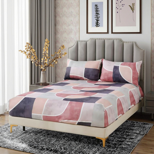 Chất Lượng Cao Sợi Nhỏ Mô Hình Hình Học Tấm Ga Giường Mới Đến Thoáng Khí Được Trang Bị Tấm Vua Nữ Hoàng Kích Thước Cho Nhà Hoặc Khách Sạn - Product Image 6