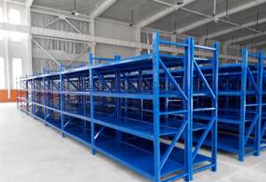 Estanterías de Almacenamiento Ligeras Mracking de 200-500 kg, Altura de Niveles Ajustable, Estanterías de Almacenamiento para Almacén, Estanterías Ligeras de Acero Metálico - Product Image 3