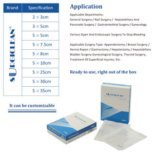 CE ISO sertifikalı Surgiclean profesyonel cerrahi emilebilir Hemostat etkili kanama kontrolü için pansuman - Product Image 6