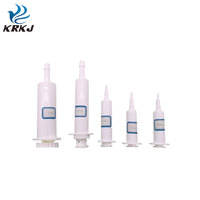 Seringues jetables en plastique pour animaux, pour la distribution de gel ou de pâte, 5ml/8ml/10ml/13ml/15ml/20ml/30ml/60ml, pour usage vétérinaire