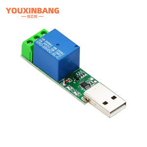 LCUS-1 Тип USB релейный модуль электронный Преобразователь PCB USB Интеллектуальный переключатель управления SRD-05VDC-SL-C 5V 10A Rele - Product Image 3