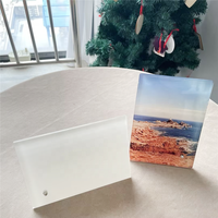 Plaque de sublimation MDFSUB personnalisée avec design gratuit, cadre photo en acrylique blanc épais de 3,8 mm, résistant à l'eau, 4x6''