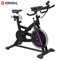 Vélo d'exercice de cardio-training pour salle de sport à domicile SJ-3369-3, prix du vélo de spinning Crystal à vendre