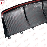 Diffuseur arrière en fibre de carbone sèche Z-ART RZ pour Porsche Taycan Turbo J1 2019+ Pièces extérieures
