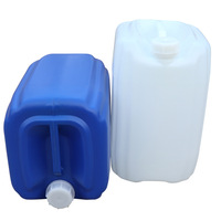 Fût en plastique de 20 L empilable avec couvercle à vis, conteneur pour le transport d'huile, de produits chimiques et d'eau, à vendre