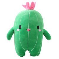 En stock, super doux, mignon, kawaii, vente en gros, peluche, dessin animé, peluche, oreiller, jouet en peluche, plante cactus