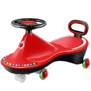 Toptan çocuk oyuncakları çocuk salıncak araba yolculuğu araba denge bisiklet wiggle scooter oyuncak araba ışık ve müzik ile popüler