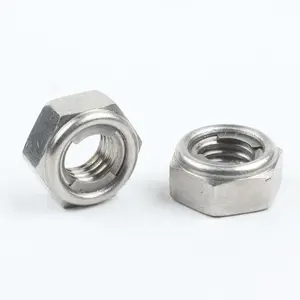 All-Metal Hex Self Lock Nuts with Two-Piece Metal DIN 980(M) Stainless Steel 304 Metric Thread M5- M16