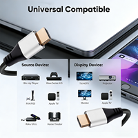 Câble vidéo audio HDMI WISTAR 8K 60Hz compatible HDMI2.1 pour ordinateur portable, PC, téléviseur, moniteur de jeu et plus encore