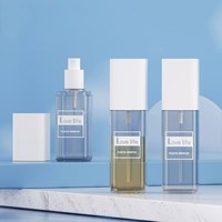 Bouteille à pompe à mousse nettoyante pour le visage en PET 80ml 100ml 120ml Bouteille de pulvérisation vide en plastique carrée mate transparente sérigraphie
