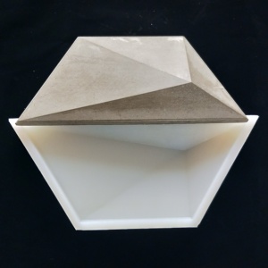 Stampo <span class=keywords><strong>in</strong></span> <span class=keywords><strong>Silicone</strong></span> Decorativo <span class=keywords><strong>per</strong></span> Muri <span class=keywords><strong>in</strong></span> <span class=keywords><strong>Cemento</strong></span> Trapezoidali - Product Image 3