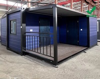 Erstaunliche Preise Luxuriöses 20-Fuß-Versandcontainer-Tiny-House Vorgefertigtes 3-Zimmer-Containerhaus Made in China