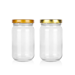 235 毫升 8 盎司无铅玻璃食品罐头罐果酱辣椒油蛋黄酱蜂蜜可可包装罐带盖 - Product Image 5