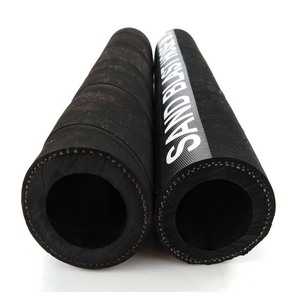 Tuyau hydraulique industriel en caoutchouc de haute qualité certifié ISO avec service de découpe pour pompe à eau à béton (évacuation et aspiration) - Product Image 2