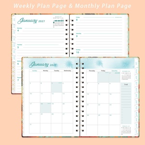 Agenda Semanal 2027 A5 con Espiral, Diseño Estético Estilo Instagram, Cuaderno Personalizado para Regalo - Product Image 3