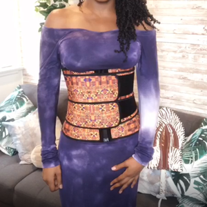 Qualité 2 Deux Sangle Noir Double Ceinture Néoprène Taille Formateur Femmes Plus La Taille - Product Image 5