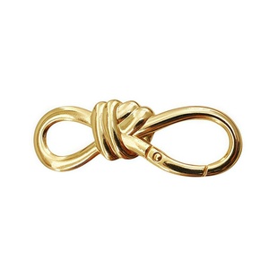 Anello <span class=keywords><strong>a</strong></span> <span class=keywords><strong>molla</strong></span> decorativo <span class=keywords><strong>a</strong></span> farfalla in lega di zinco da 74 mm all'ingrosso per cinturini di borse di lusso, ecologico - Product Image 3