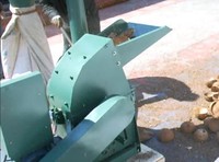 Broyeur à marteaux électrique TOPS pour branches de bois avec moteur, haute productivité, 11 kW, 380 V, capacité de 400-600 kg/h