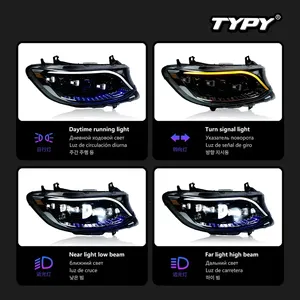 Car For Benz Sprinter <b>Headlight</b> 2018-2023 Upgrade Modified To New DRL Dynamic Turn Signal <b>LED</b> <b>Headlight</b> - Product Image 2