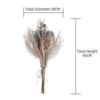 CF01162 nouveau Design bouquet de chrysanthème sauvage artificiel pour la décoration de mariage de jardin