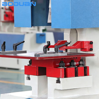 Cisaille à tôle et poinçonneuse combinée Boduan Q35Y-25 pour le découpage d'angles et le poinçonnage de trous, machine hydraulique de 80 kN / 120 tonnes