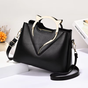 Bolsos de Moda para Mujer, Bolsos de Mano Decorados con Asas, Bolsos Cruzados de Piel Sintética para Mujer, Bolsos de Hombro - Product Image 2