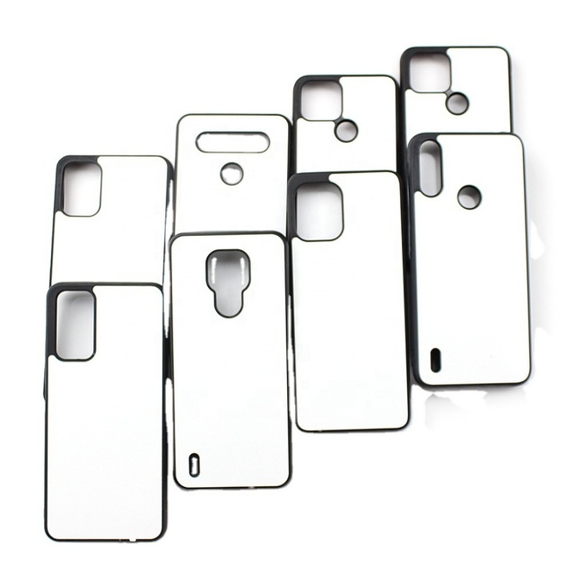 Novelsub 2D Sublimation TPU & Aluminum Sheet Phone Case Shockproof & Waterproof Sports Design for V20-V60 Mobile Phones Black