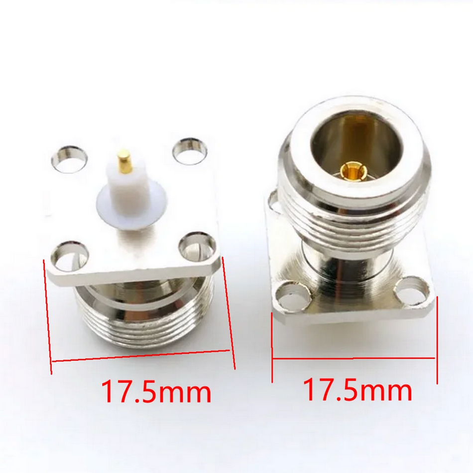 50 Ohm N Female To Female Barrel Connector Adapter For Cell Booster