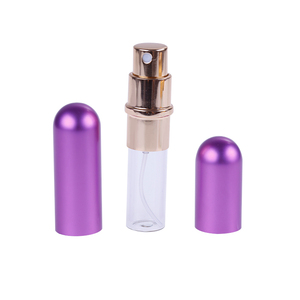 5ml पोर्टेबल एल्यूमीनियम <span class=keywords><strong>Refillable</strong></span> इत्र स्प्रे बोतल हाथ की पिचकारी के साथ खाली बोतल - Product Image 4