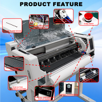 Imprimante DTF KECAI 60 cm grand format à alimentation par rouleau avec maintien sous vide du film et transport de matériaux lisses, 24 pouces Xp600 avec agitateur