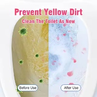 Tablettes nettoyantes pour toilettes aux enzymes bio, bulles bleues effervescentes, haute efficacité, élimination des taches, désodorisant parfumé pour toilettes