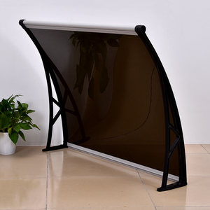 Guansu Usine Vente 60*150cm PC Enduit <span class=keywords><strong>Porte</strong></span> <span class=keywords><strong>D</strong></span>'<span class=keywords><strong>entrée</strong></span> Abri <span class=keywords><strong>De</strong></span> Pluie En Plastique Tôle Solide <span class=keywords><strong>Auvent</strong></span> Avec Gouttière - Product Image 3