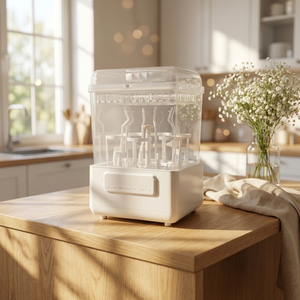 เครื่องล้างและอบขวดนมเด็ก VISION ไฟฟ้า ความจุขนาดใหญ่ ปลอดสาร BPA ผลิตจากพลาสติก - Product Image 2