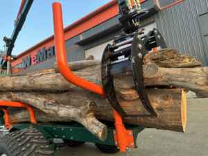 林业机械RT03A拖车2000千克负载能力4.<span class=keywords><strong>2</strong></span>米起重机CE EPA批准的全地形车伐木拖车装载机农场电机 - Product Image 3