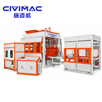Machine à fabriquer des briques grande capacité QT12-15, machine automatique à blocs de béton à pression hydraulique, creux, pleins, emboîtables