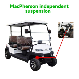 Voiturette <span class=keywords><strong>de</strong></span> golf électrique personnalisable 60V 4.0KW avec moteur AC, 4 places, pneus tout-terrain, pour parcours <span class=keywords><strong>de</strong></span> golf - Product Image 2