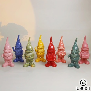 Adorno Navideño Moderno y Creativo de Cerámica con Forma de Gnomo, Decoración de Interiores, Color Personalizado, Regalo para el Hogar y Hoteles, Marca LEXI, Logotipo Personalizado - Product Image 3