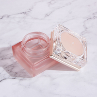 Luxe groothandel vierkante transparante cosmeticaverpakkingset 40-120ml lotion crème subflessen drukfles lotion essence