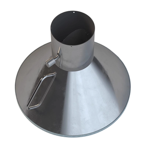 Capot de collecte de gaz <span class=keywords><strong>d</strong></span>'échappement industriel en acier inoxydable 100mm Capot anti-poussière à <span class=keywords><strong>bouche</strong></span> cloche avec échappement de fumée - Product Image 3