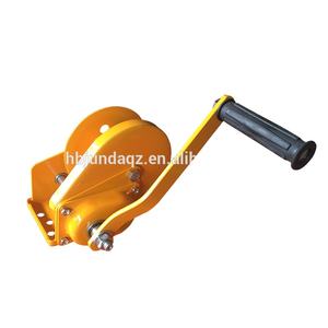 נייד מחגר תולעת הילוך חוט חבל יד כננת עם בלם - Product Image 2