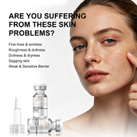 Poudre lyophilisée blanchissante de haute qualité, éclaircissante, hydratante, éliminant la mélanine, sérum blanchissant pour le visage à la niacinamide