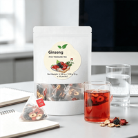 LUMIFLORA Ginseng Red Date Wolfberry Polygonatum Five Treasure Blended Floral Tea Daily Health 5g*30 Sachets