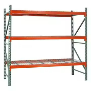 Factory Direct <strong>Pallet</strong> <strong>Rack</strong> Teardrop Wide Span Storage <strong>Racks</strong> with Wire Mesh Decking for the American Market Material Handling - Product Image 2